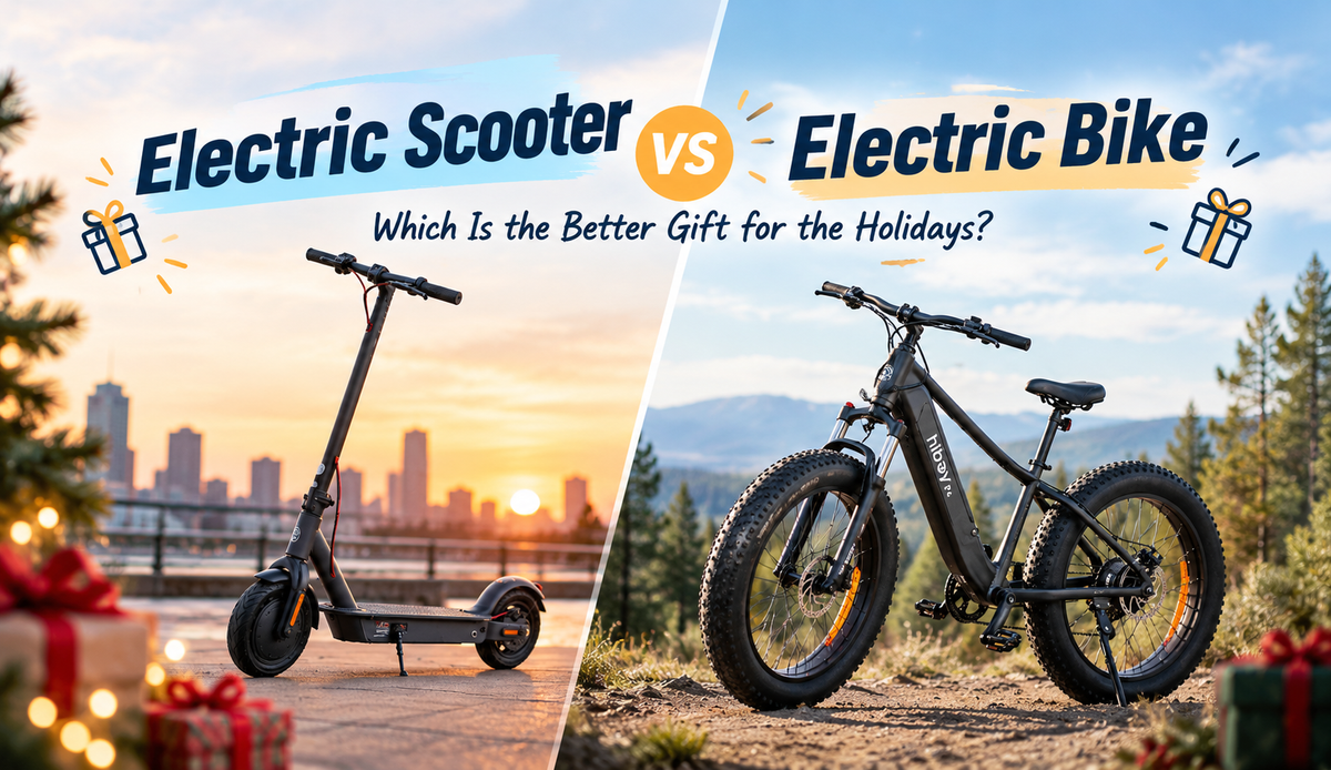 Electric Scooter vs. Electric Bike: Which Is the Better Gift for the Holidays?