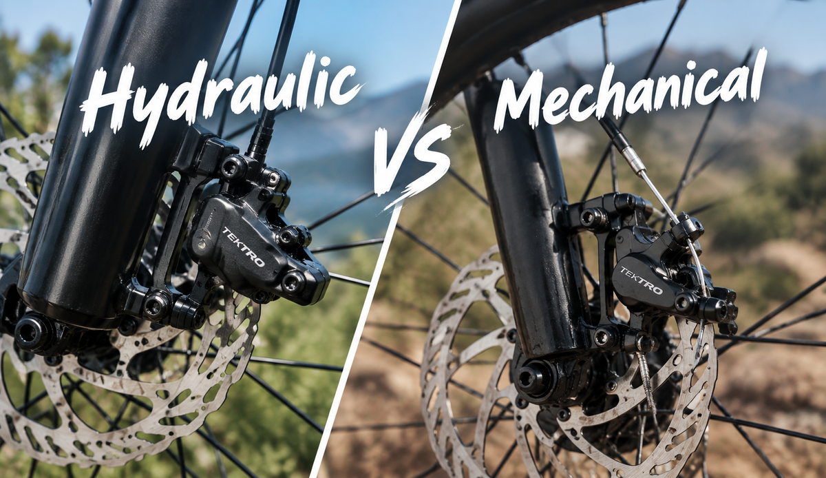 Electric Bike Brakes Explained: Hydraulic vs. Mechanical