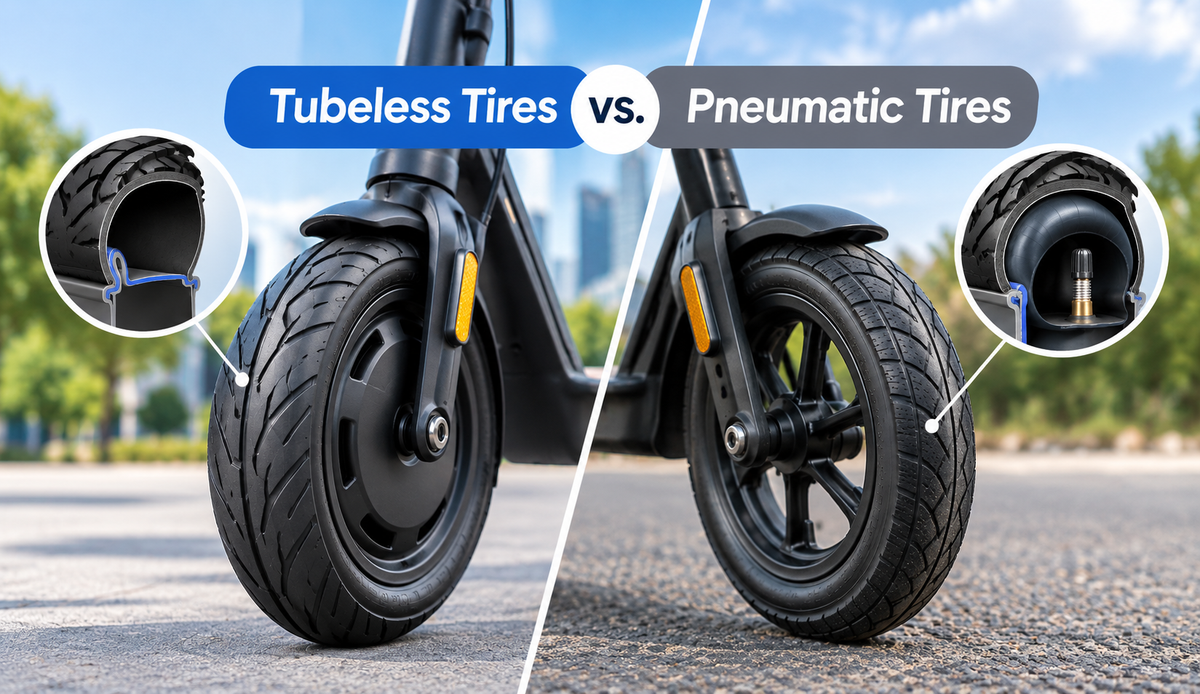 Tubeless Tires vs. Pneumatic Tires: Which Is Better for Electric Scooters