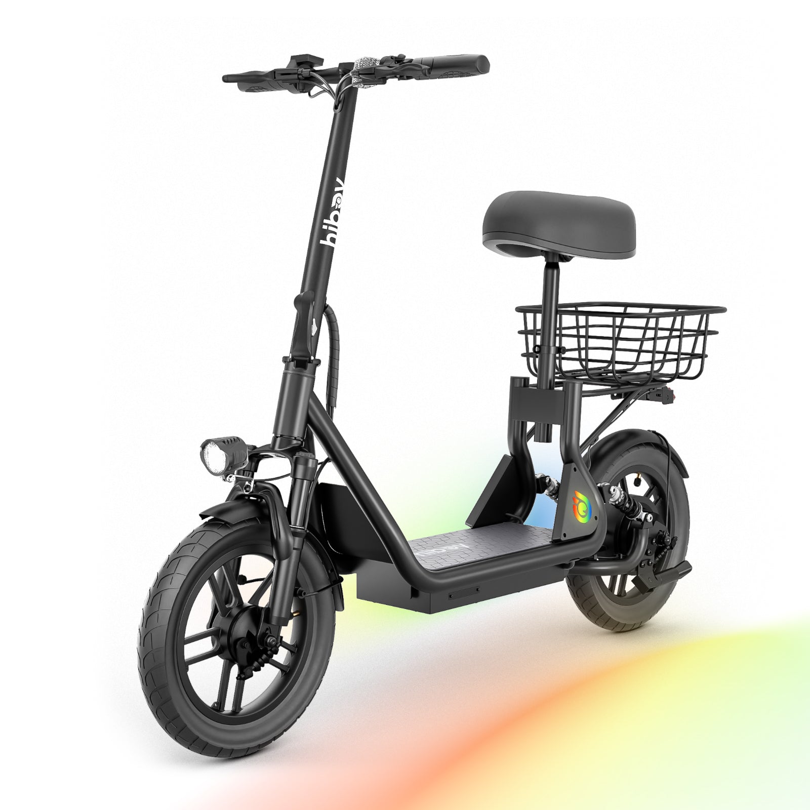 Hiboy U3 Electric Scooter with Seat | Convenient Rear Basket Hiboy U3 Electric Scooter with Seat | Convenient Rear Basket