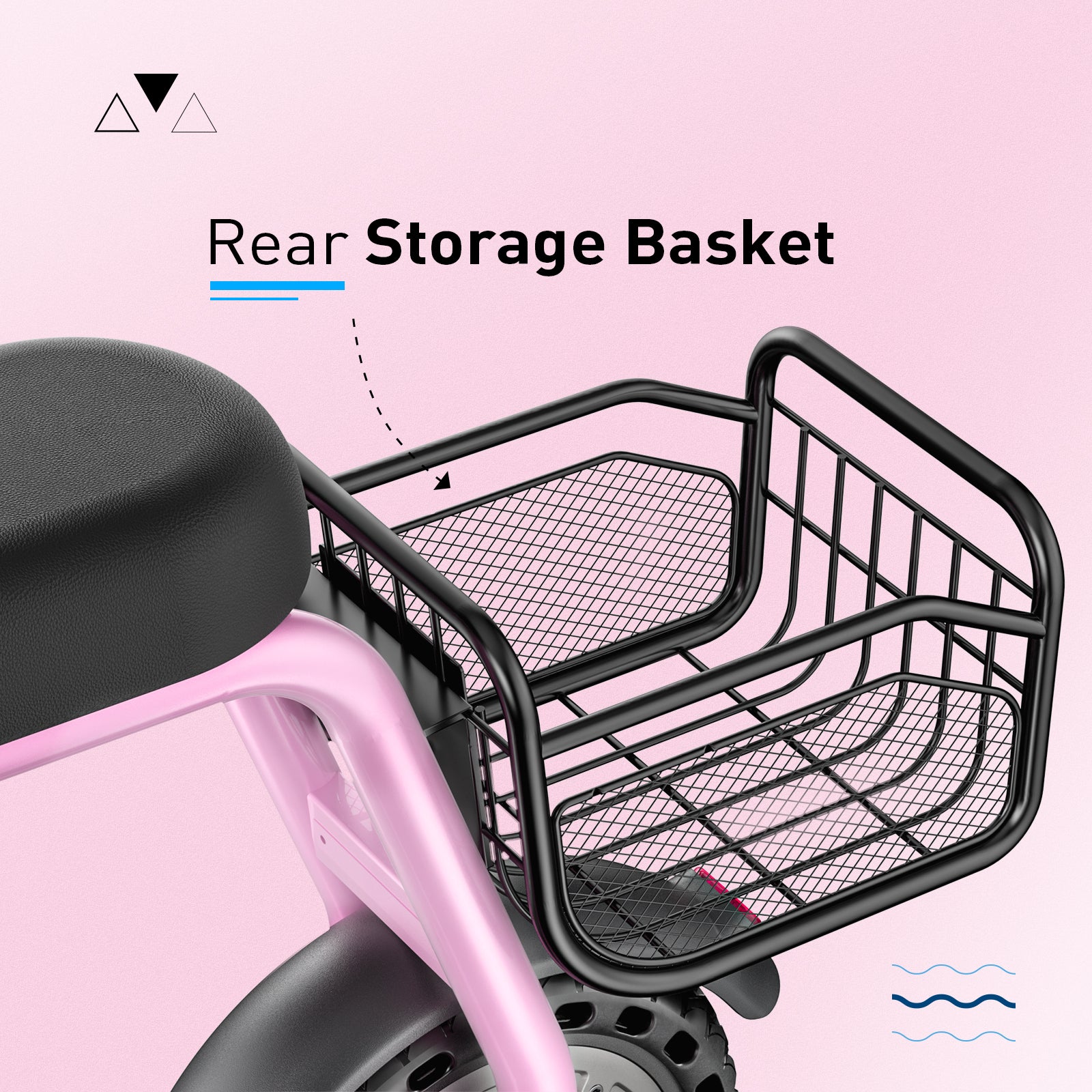 Hiboy Q2 Lite-A Kids Electric Scooter with Basket and Seat