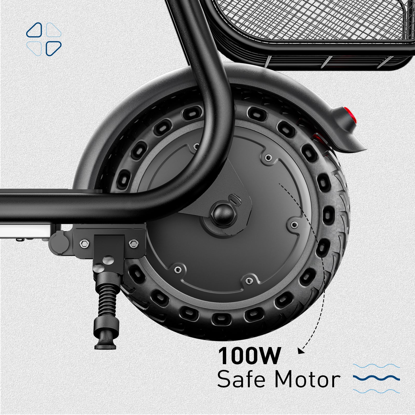 Hiboy Q2 Lite-A Kids Electric Scooter with Basket and Seat