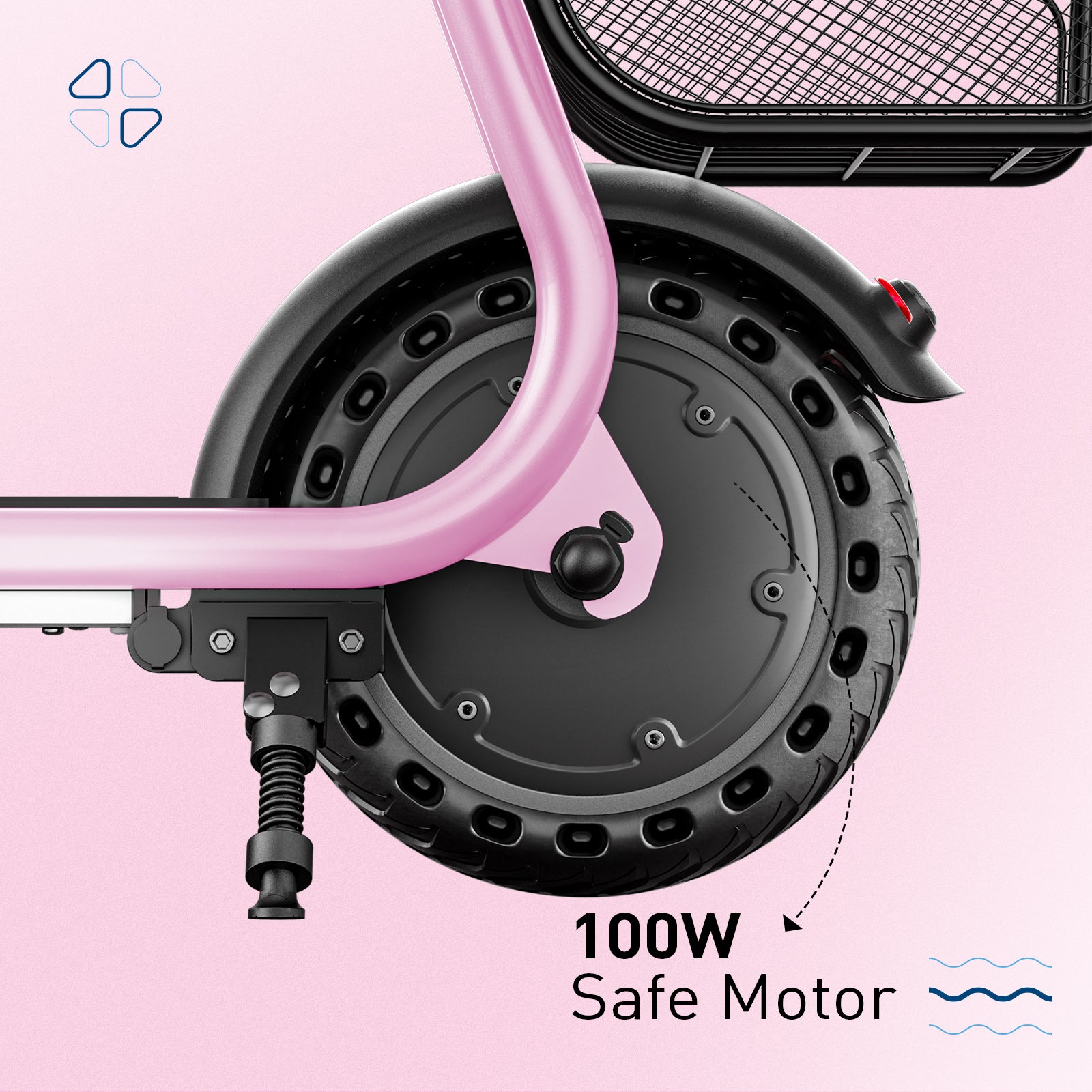 Hiboy Q2 Lite-A Kids Electric Scooter with Basket and Seat