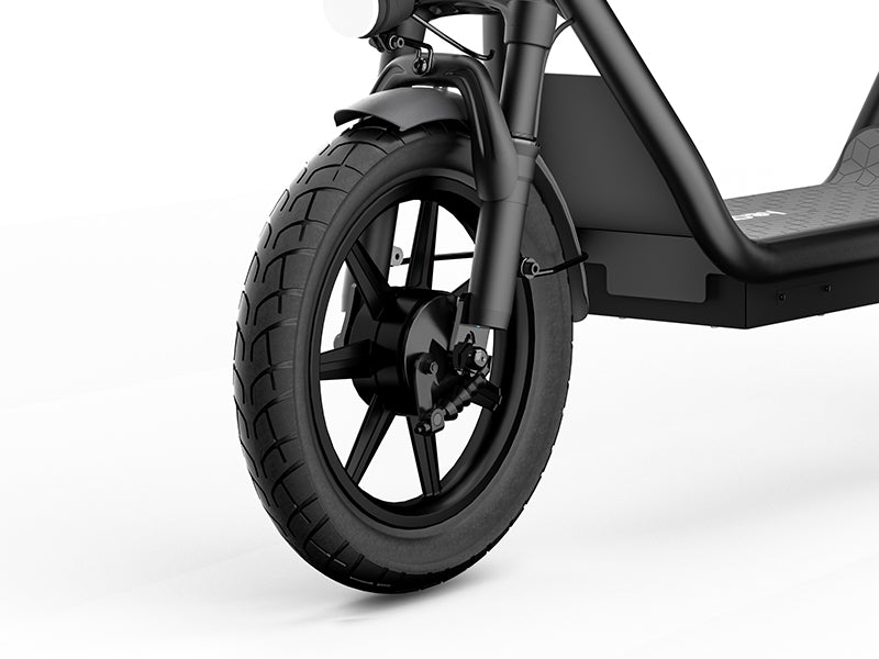 14-Inch Air-Filled Tires for a Smoother Ride