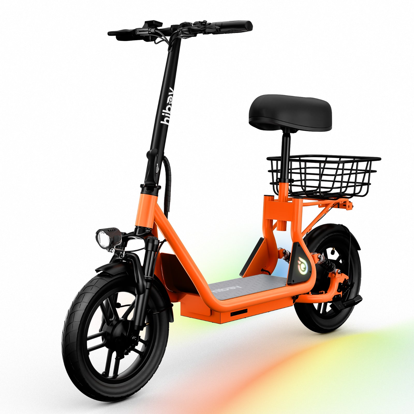Hiboy Q2 Electric Seat Scooter for Adults, Orange Hiboy Q2 Electric Seat Scooter for Adults, Orange