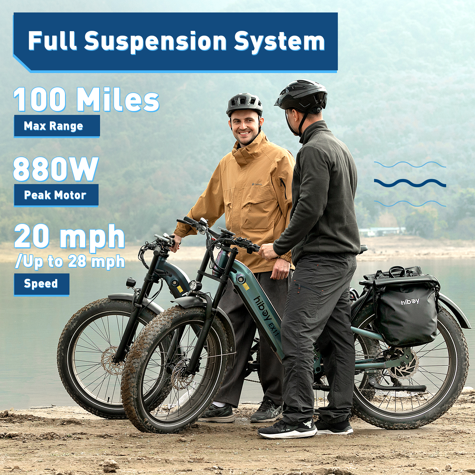 Hiboy EX11 Full Suspension Electric Bike