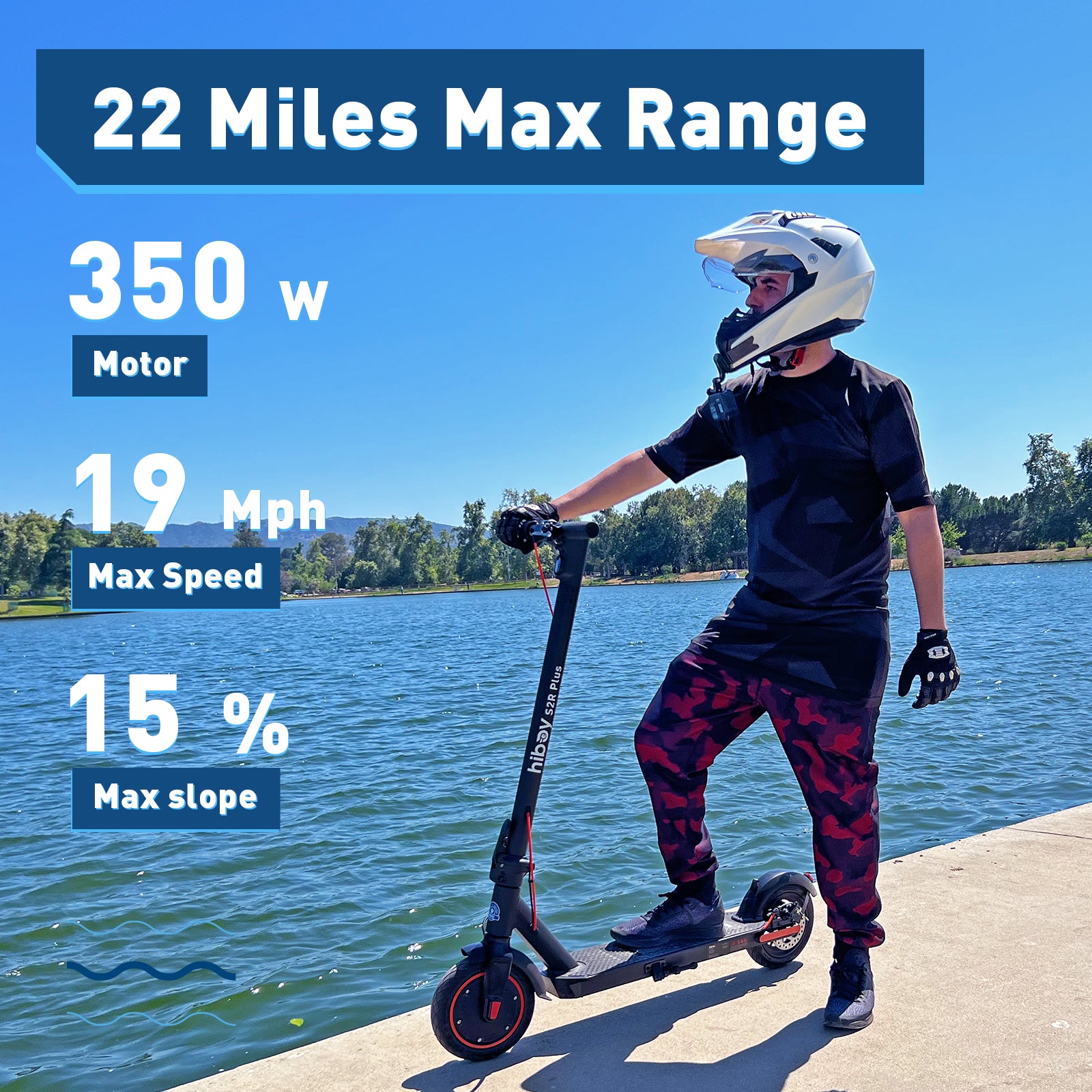 Hiboy S2R Plus Electric Scooter with Removable Battery