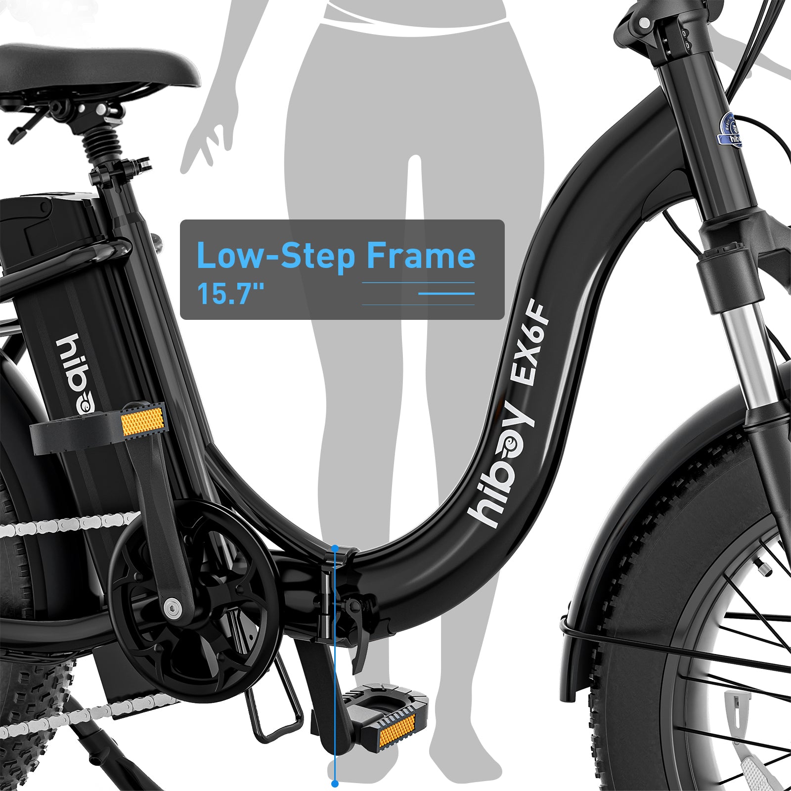 Hiboy EX6F Low-Step Foldable Electric Bike