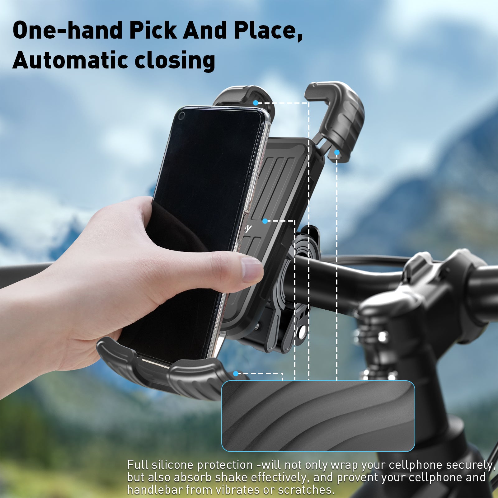 Hiboy Phone Holder with Clip for Scooters or Bikes