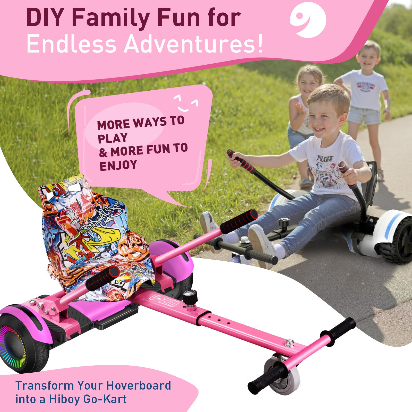 Hiboy HC-01 Hoverboard Seat Attachment for Kids & Adults