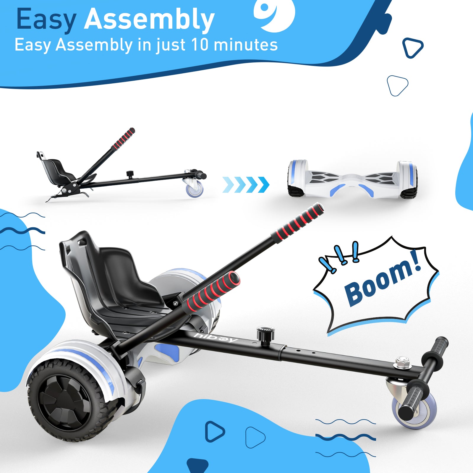 Hiboy HC-01 Hoverboard Seat Attachment for Kids & Adults