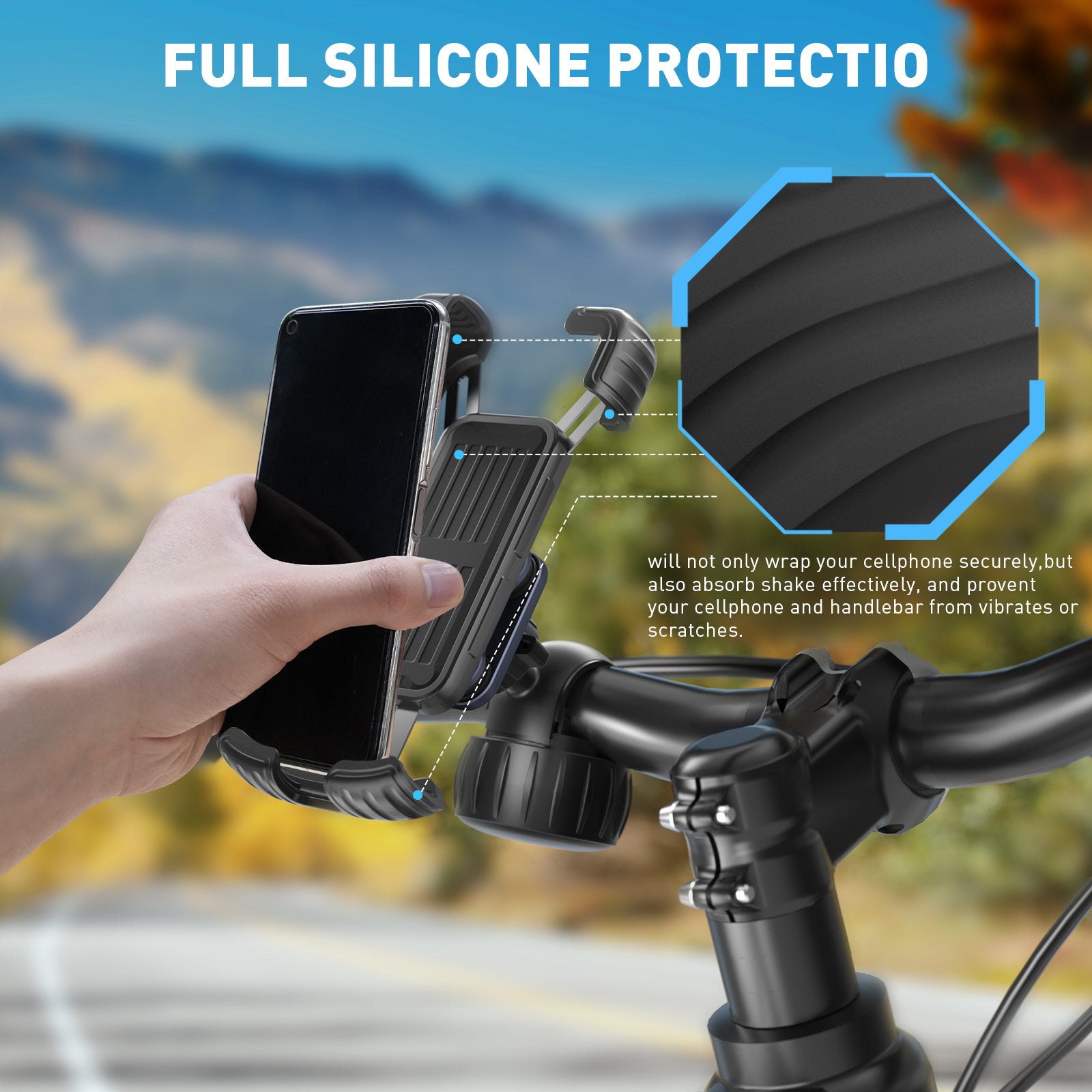 Hiboy Anti-Shake Phone Holder for Scooters or Bikes Hiboy
