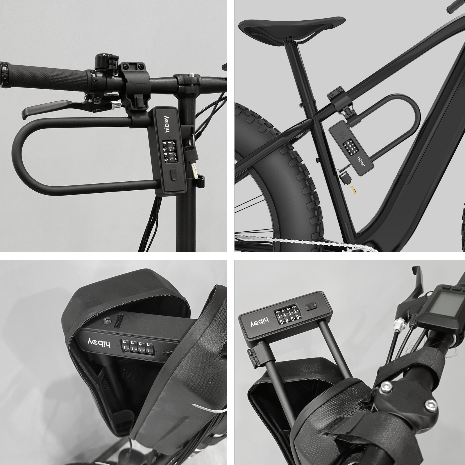 Hiboy Combination U-Lock for Scooter or Bike Hiboy