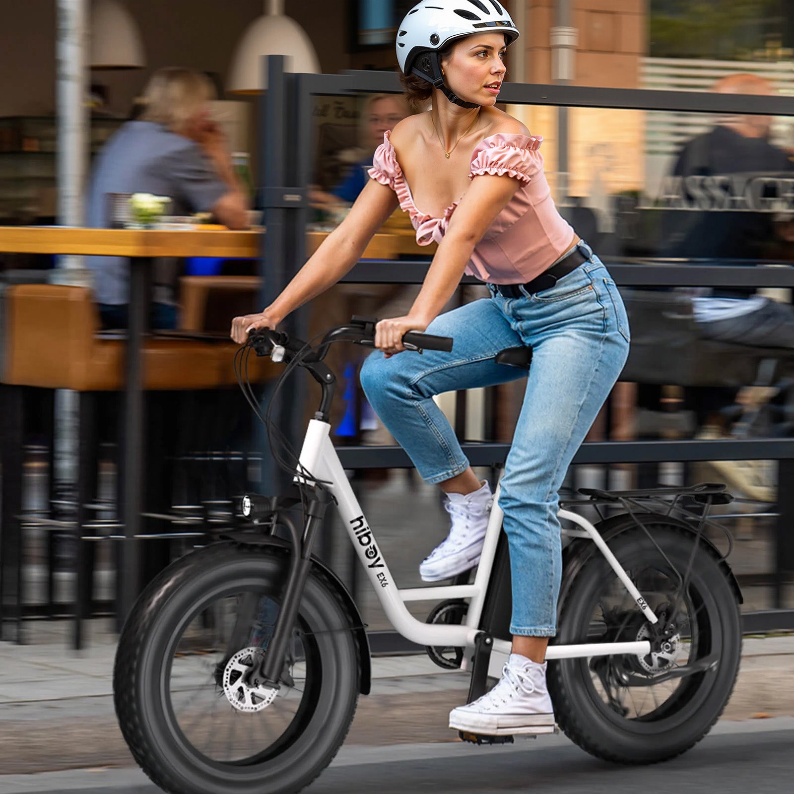 Hiboy EX6 Step-thru Fat Tire Electric Bike