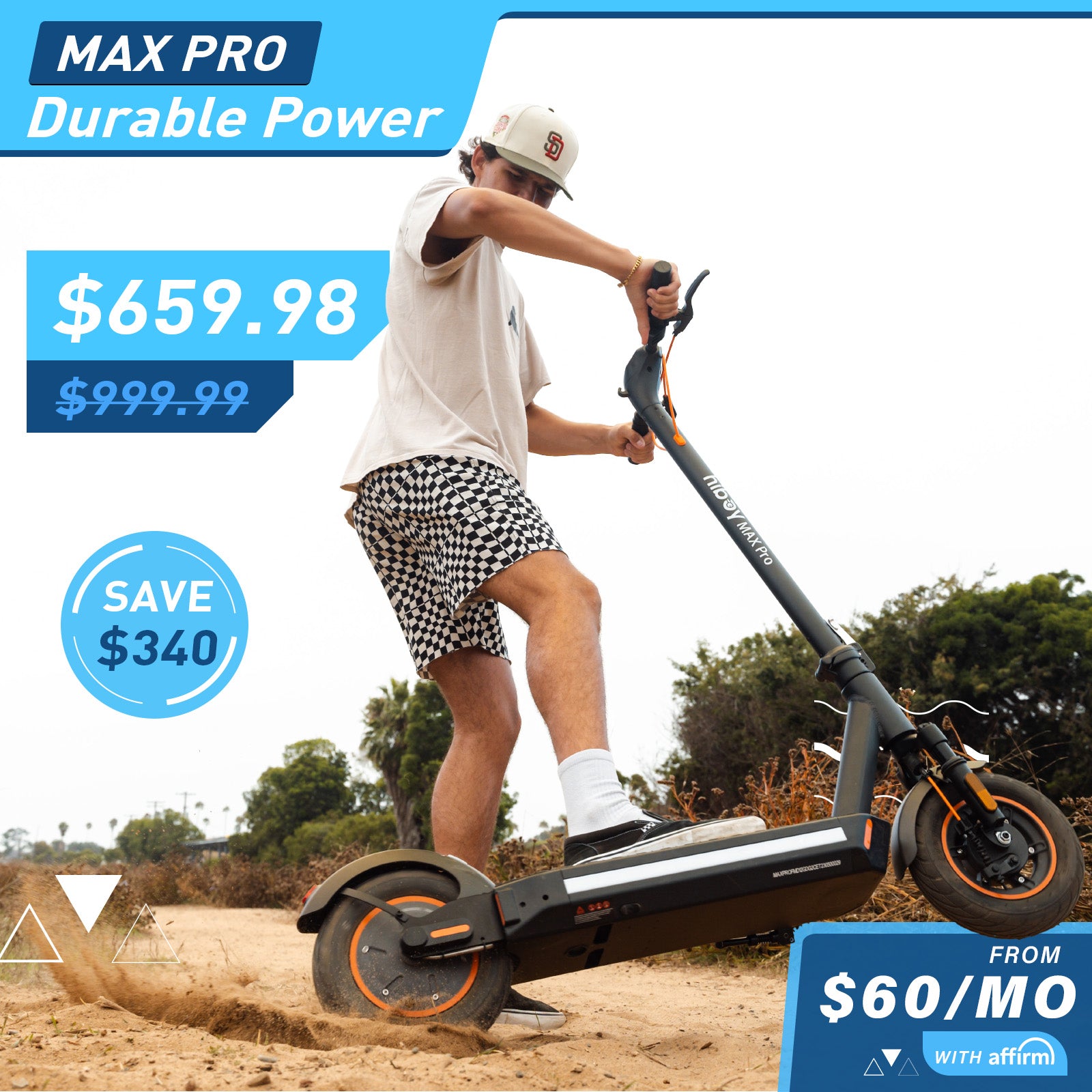 Hiboy MAX Pro Electric Scooter for Heavy Adult