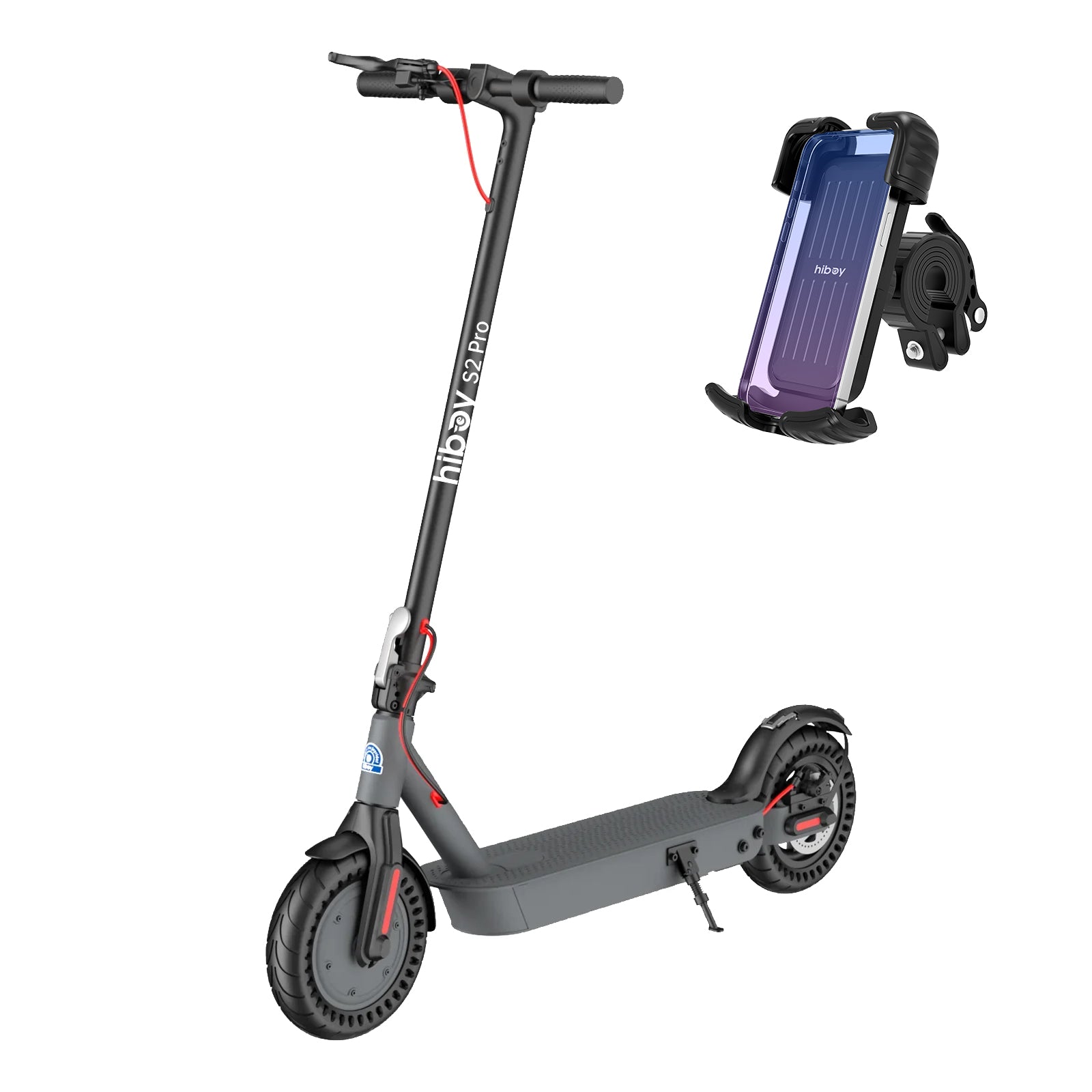 Hiboy 500W electric scooter with phone holder