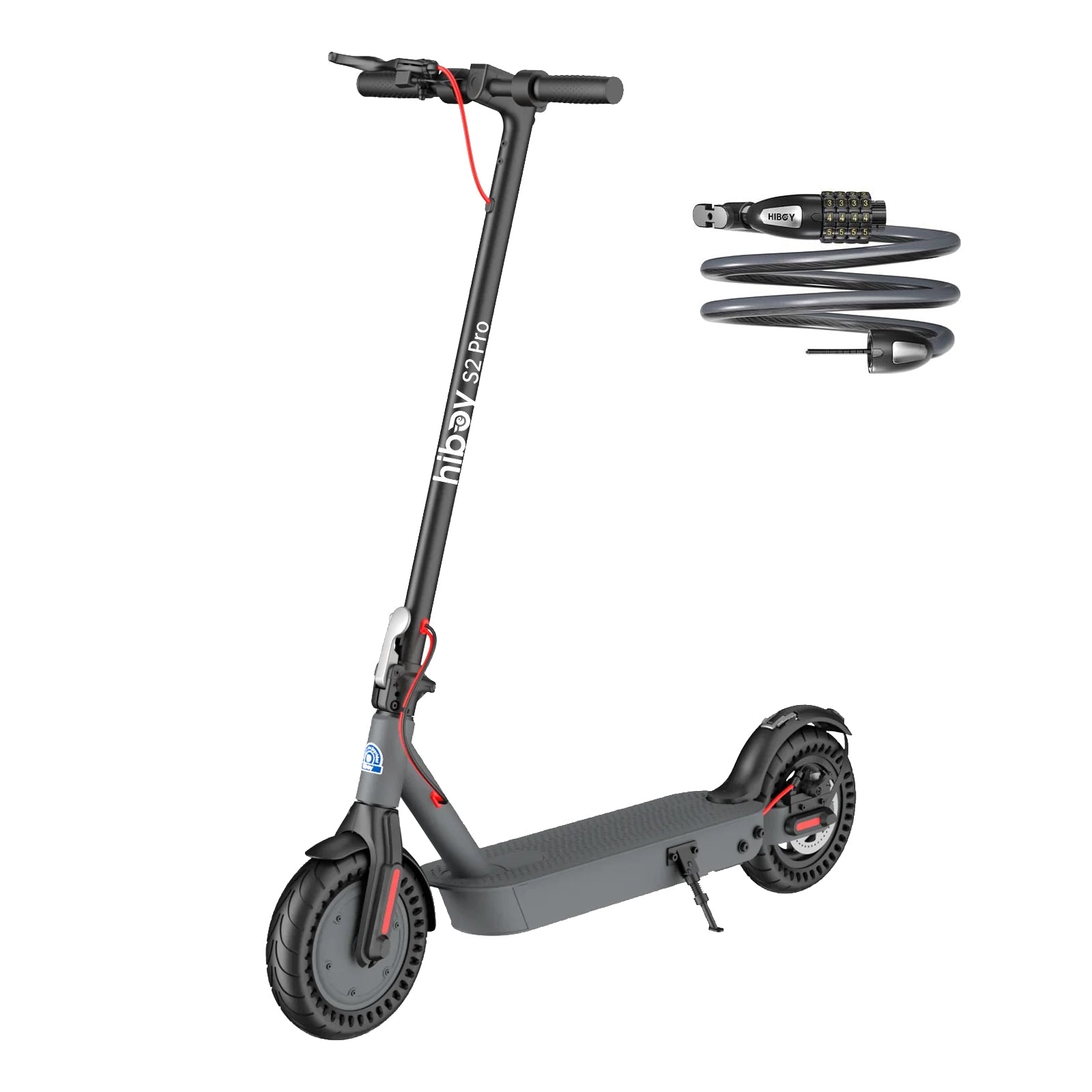 Hiboy 500W electric scooter with cable lock