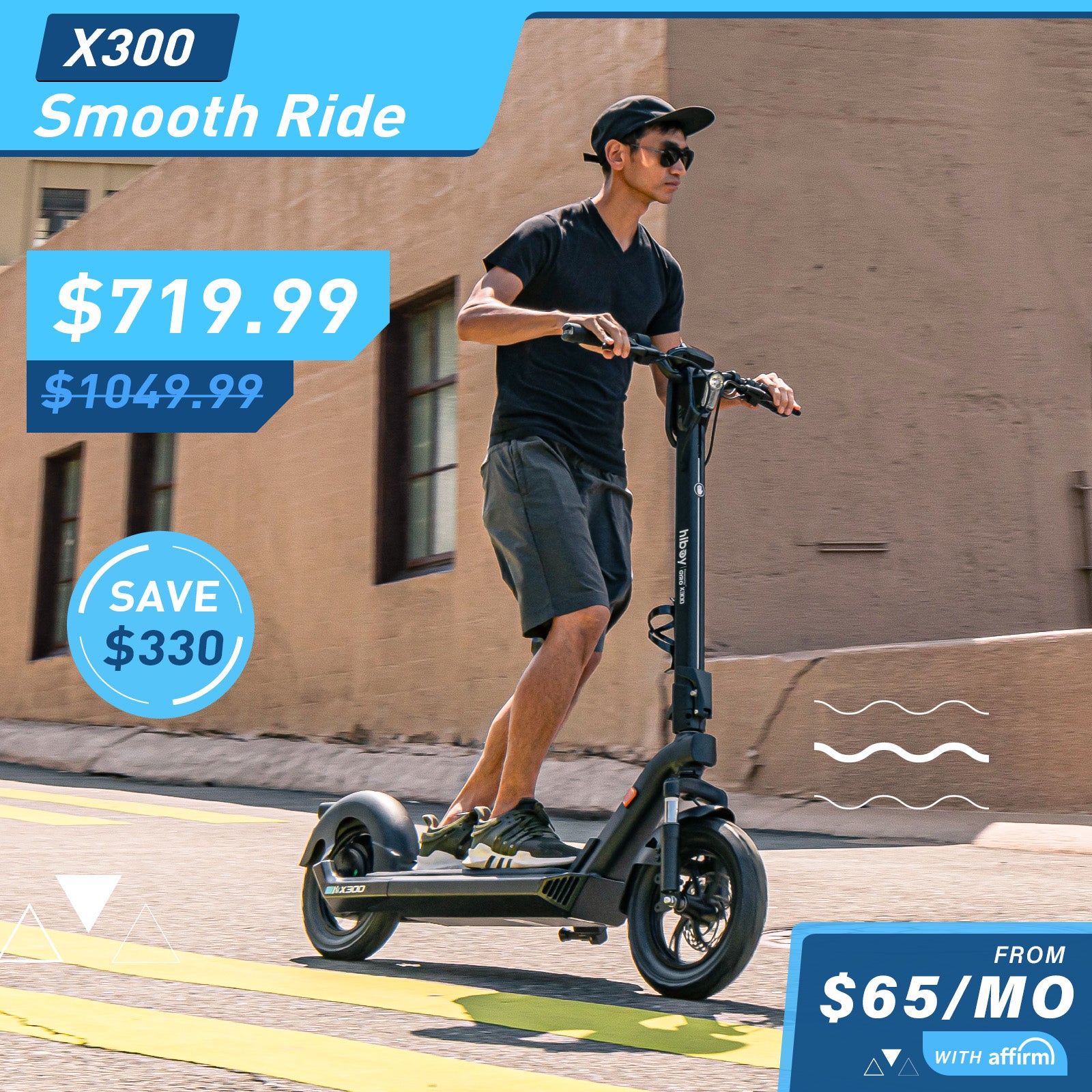 Hiboy X300 Big-Wheel Electric Scooter