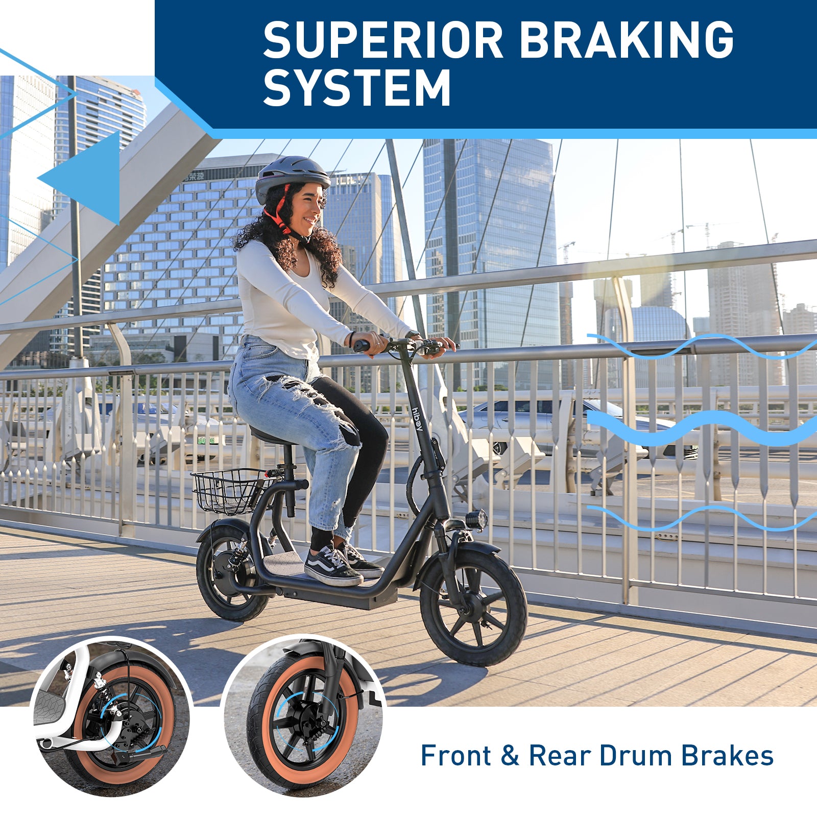 Hiboy U2 Electric Scooter with Seat