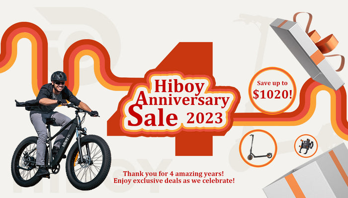 It’s Hiboy 4th Anniversary Celebration - We Are Grateful for Your Tremendous Support
