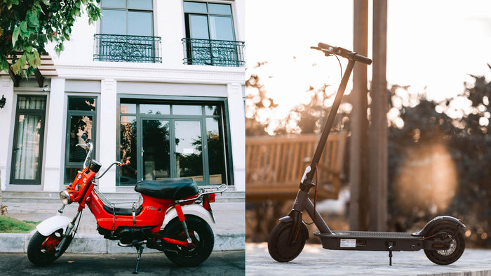 E-mopeds Vs. E-scooter: What Is the Difference Between an E-moped and E-scooter?