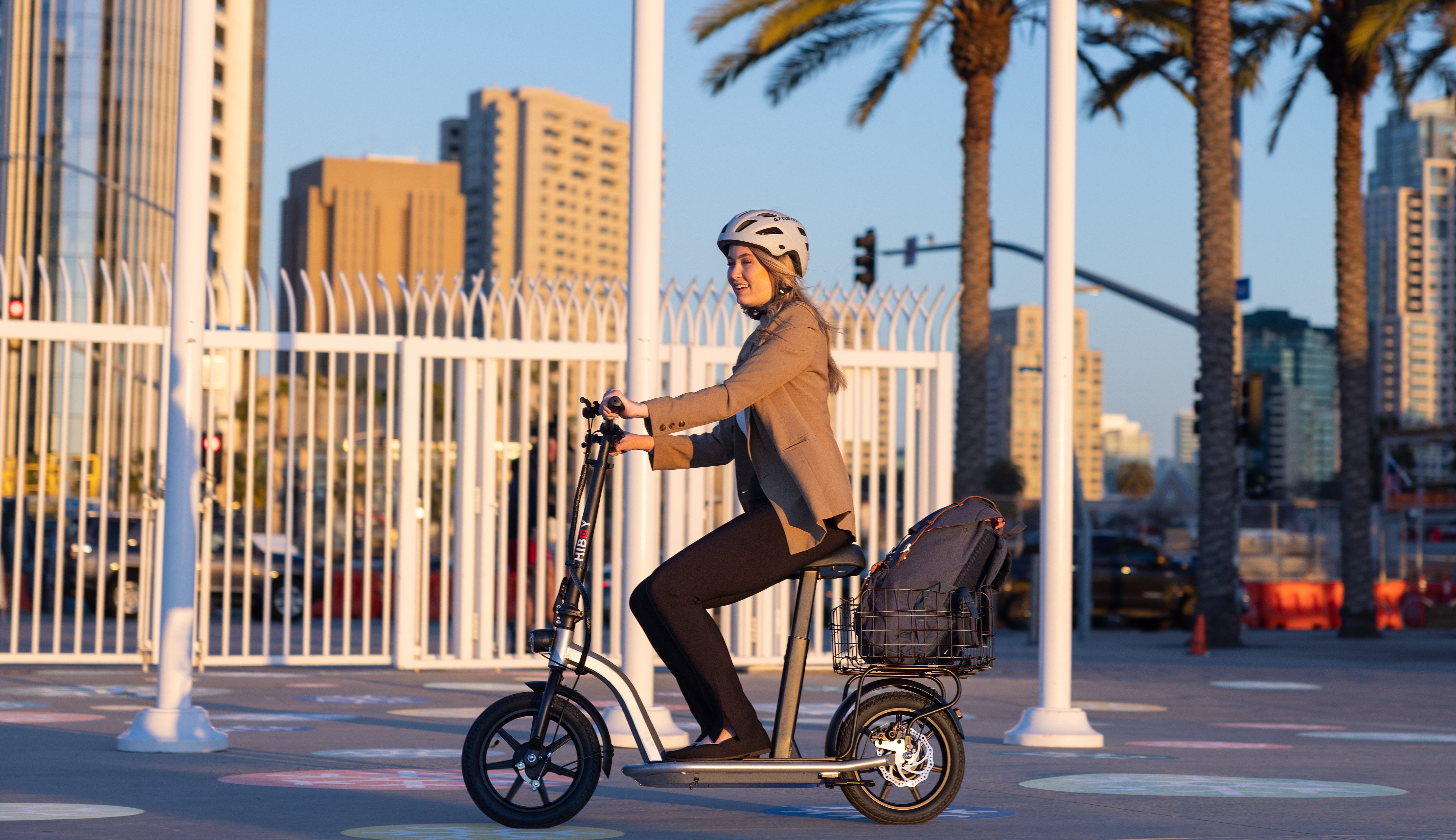 Electric Scooter with Seat