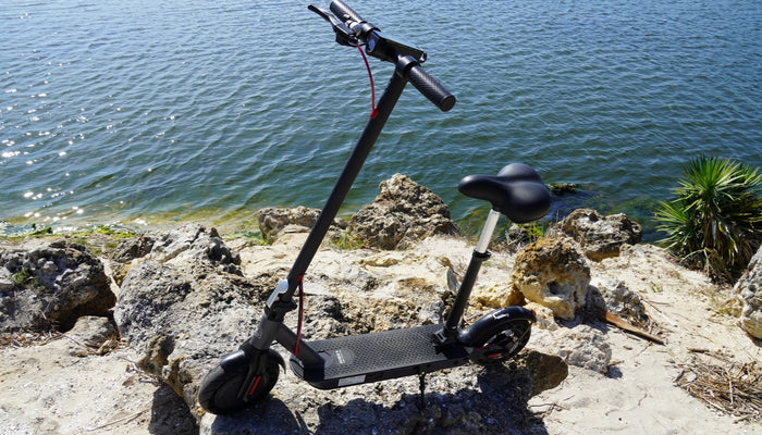 Electric scooter with Seat