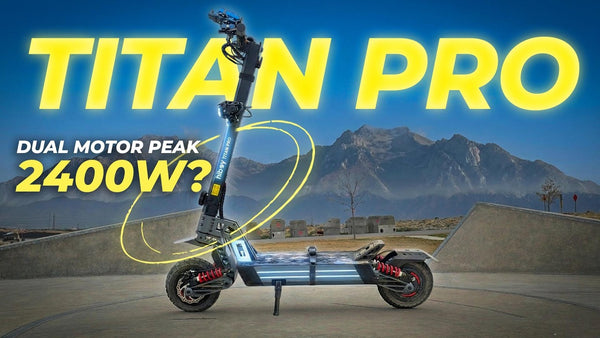 BOSCH Motors Upgraded - Hiboy TITAN PRO Electric Scooter. Dual Motor 2400. Massive Battery Review