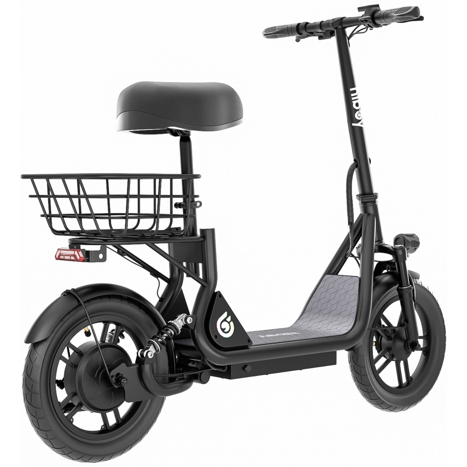 マイ Hiboy U3 Electric Scooter with Seat | Convenient Rear Basket | Hiboy