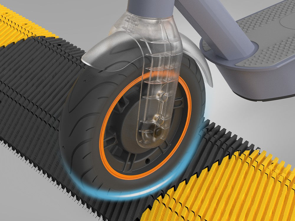 10-inch air-filled tire