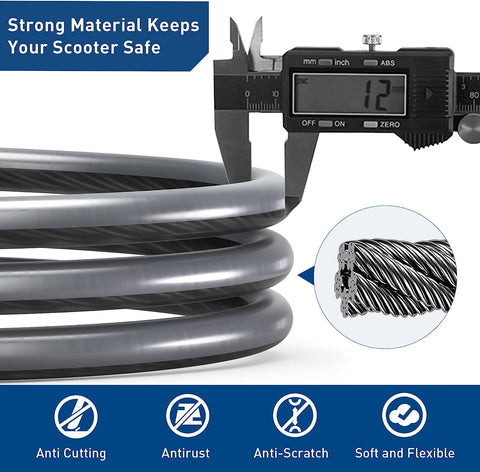 Hiboy Cable Lock for All Scooter or Bike