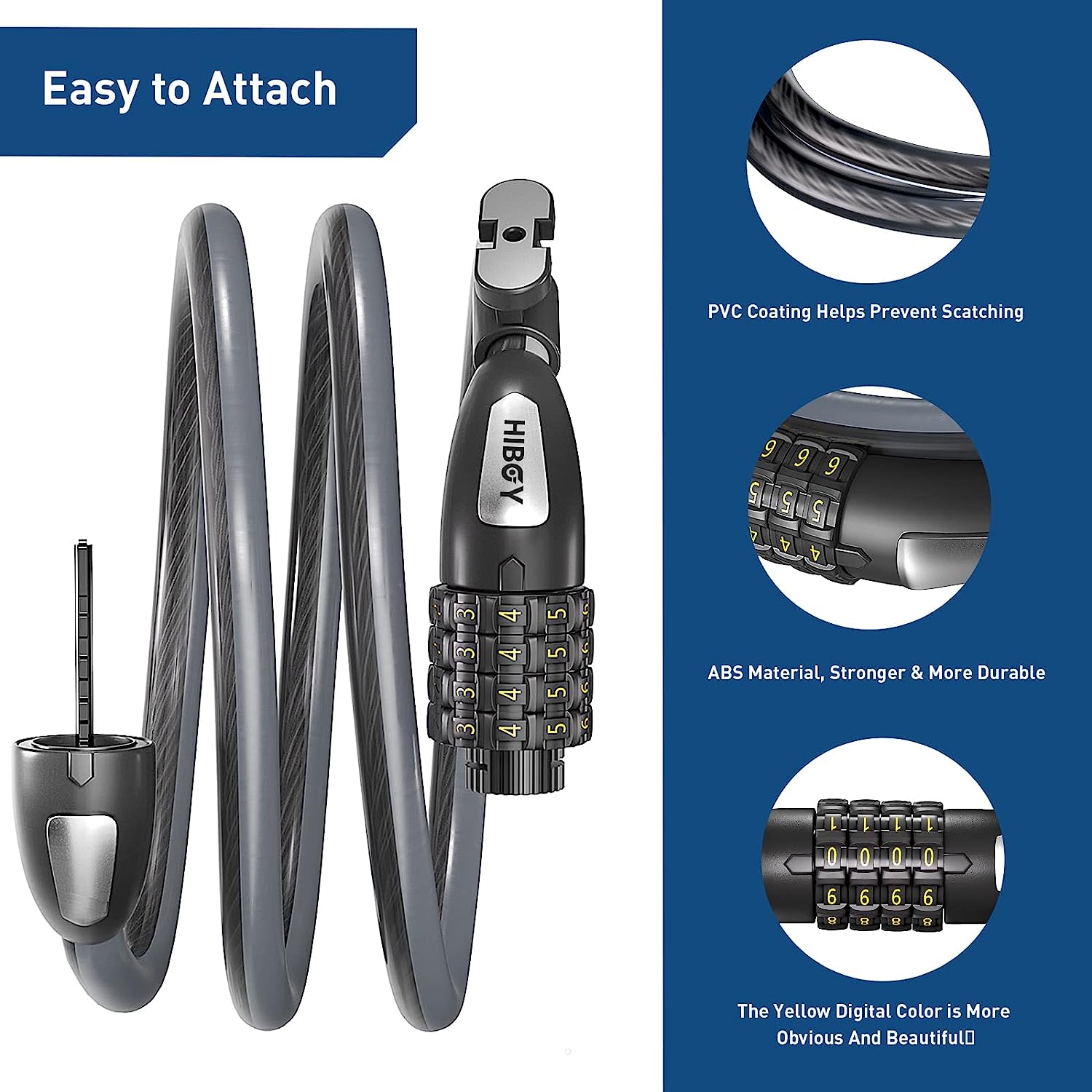 Cable Chain Lock for Scooter or Bike