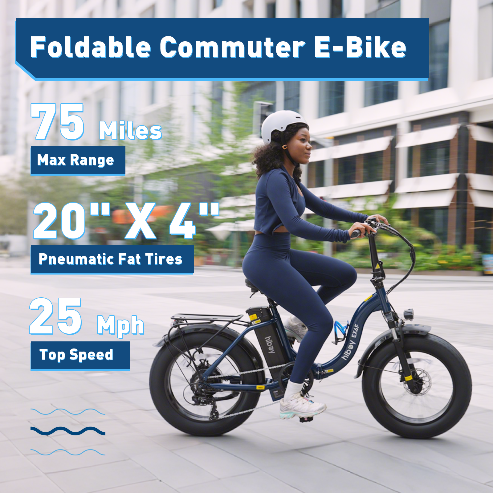 Hiboy EX6F Low-Step Foldable Electric Bike