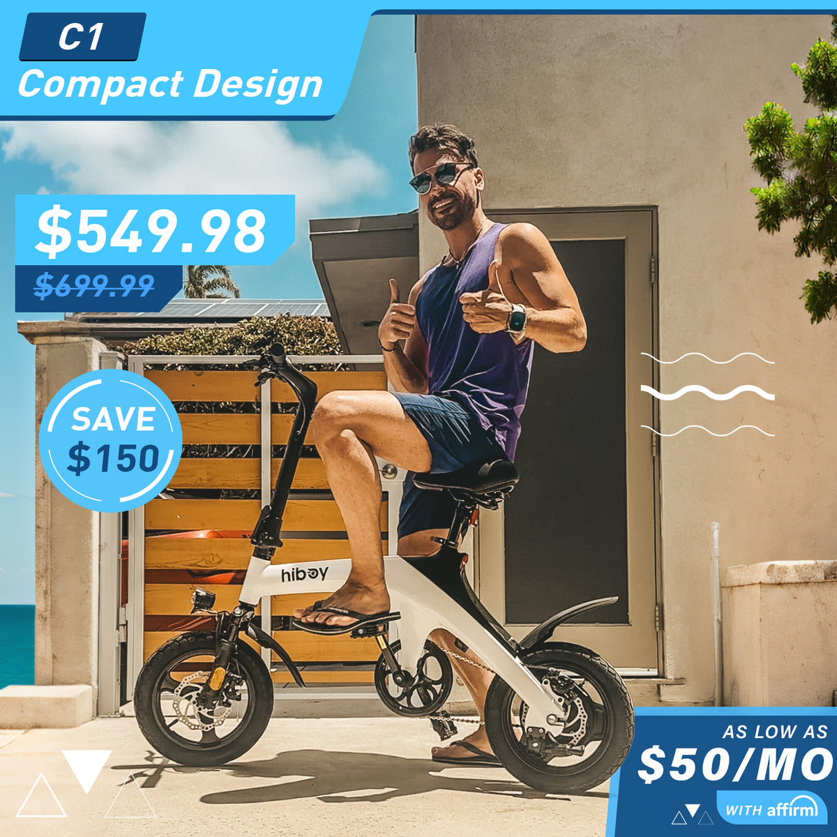Best Folding Electric Bike – Hiboy C1 | Compact & Powerful