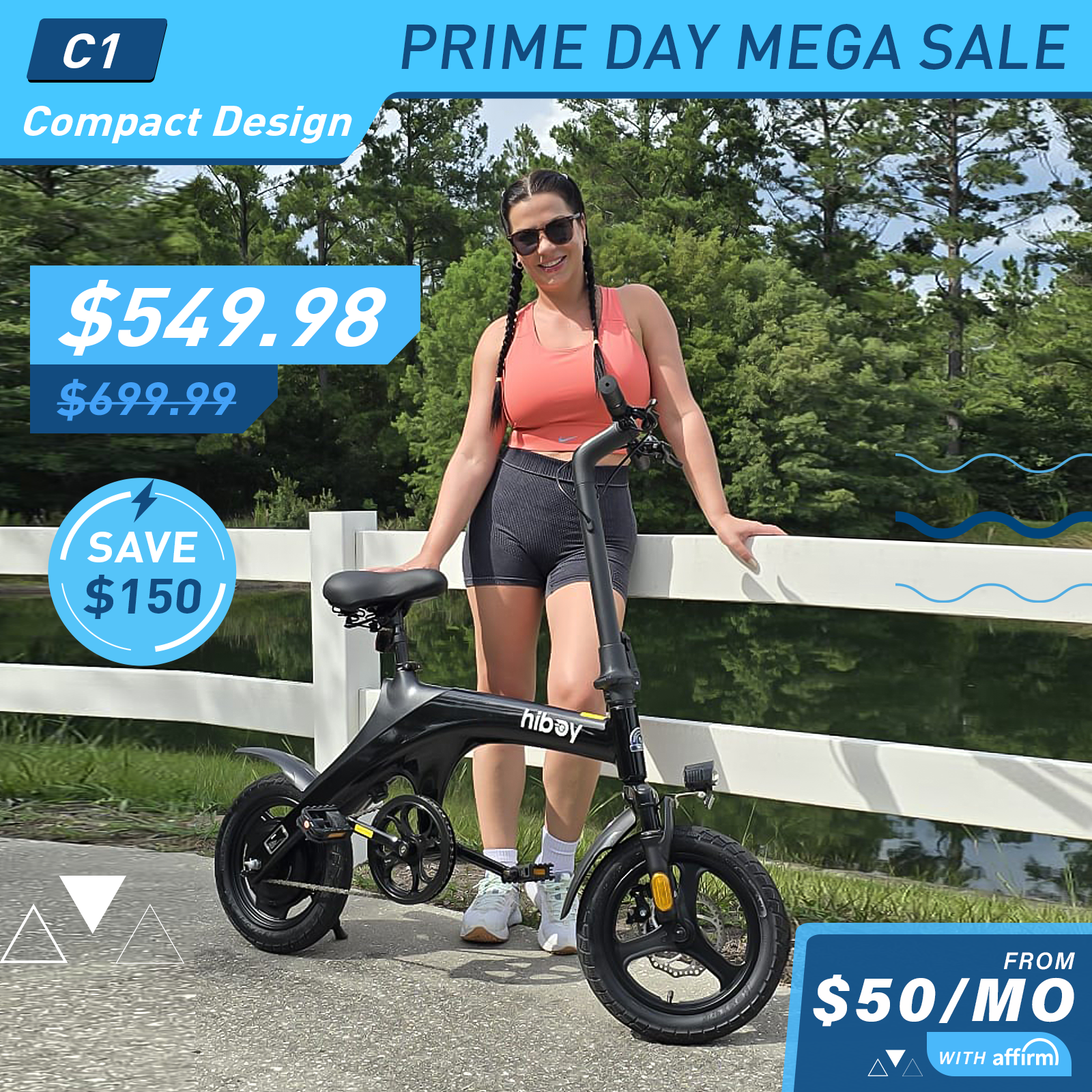 Hiboy C1 Folding Electric Bike