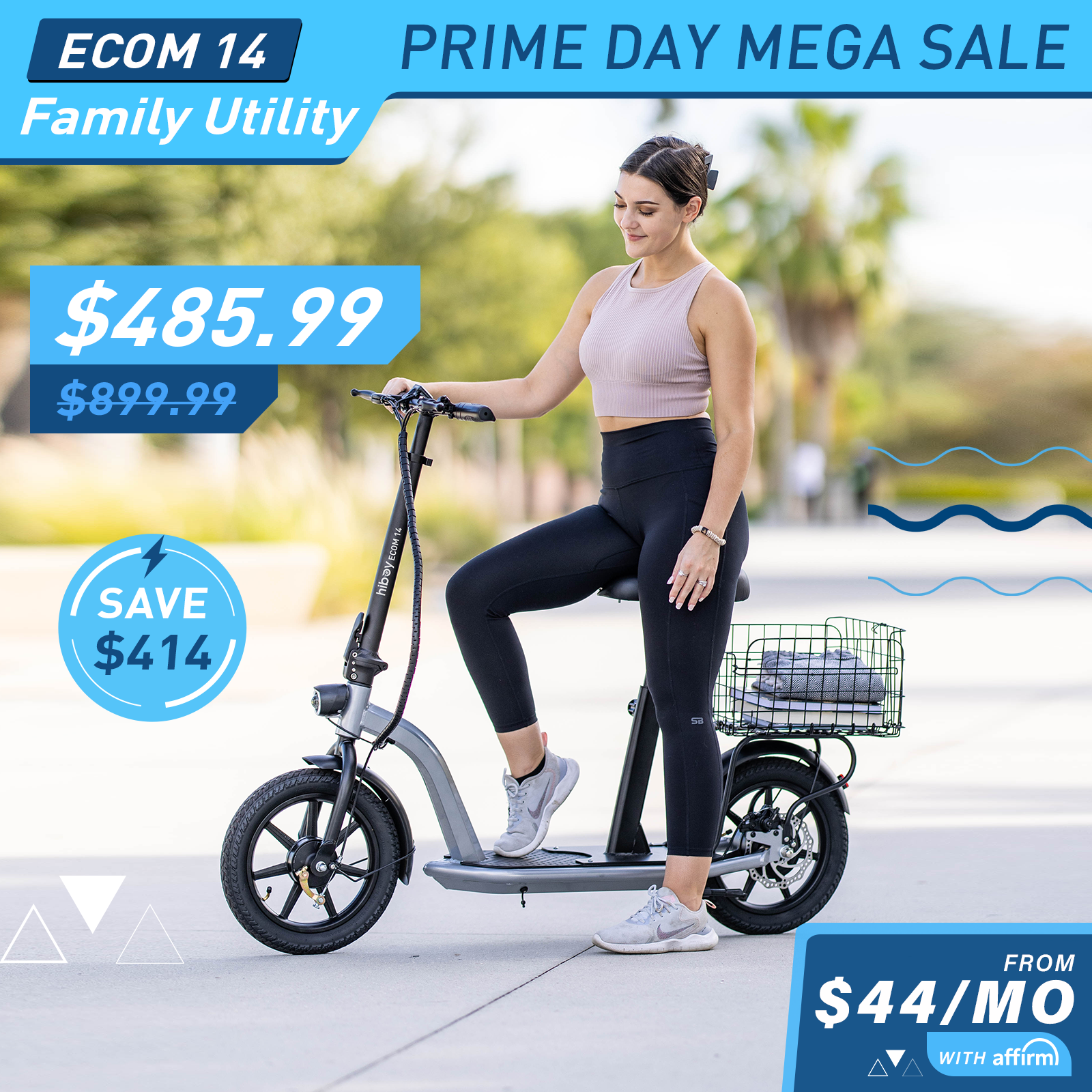 Hiboy ECOM 14 Eco Friendly Big Wheel Electric Scooter