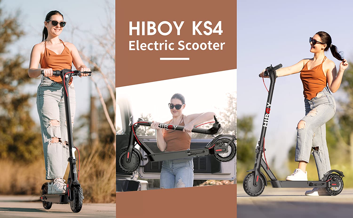 Hiboy KS4, Trottinette Électrique (36 Volts) (7,5Ah) (350 Watts