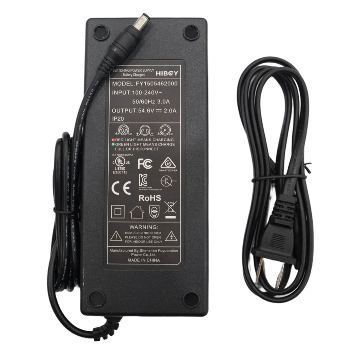 Charger for P6/P7 Electric Bike｜Hiboy